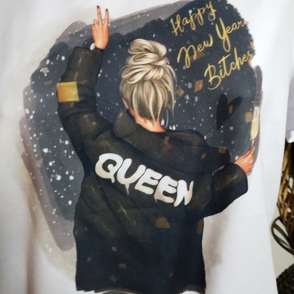 Tops - New year's printed tshirt